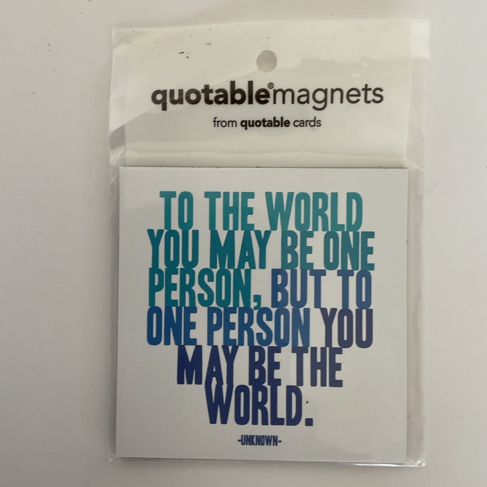 Quotable Cards Magnet NWT